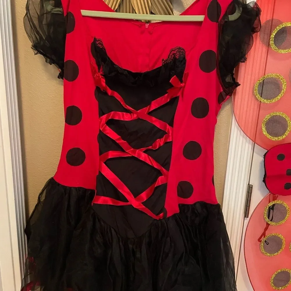 Leg Avenue Ladybug Costume 3X-4X - Picture 2 of 16